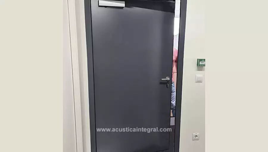 Puerta aislante de ruidos