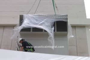Acoustic Insulation for ventilation outlet