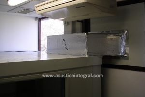 Enclosure to house laboratory model gas turbine.