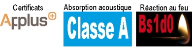 Certificats Acustison-50A | © Acústica Integral