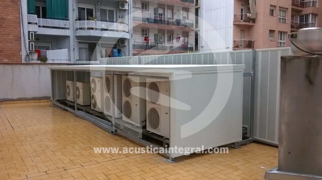 Barreras acústicas para climatizadores Barrera acustica para maquinas de clima y aire acondicionado