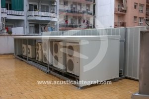 Barreras acústicas para climatizadores