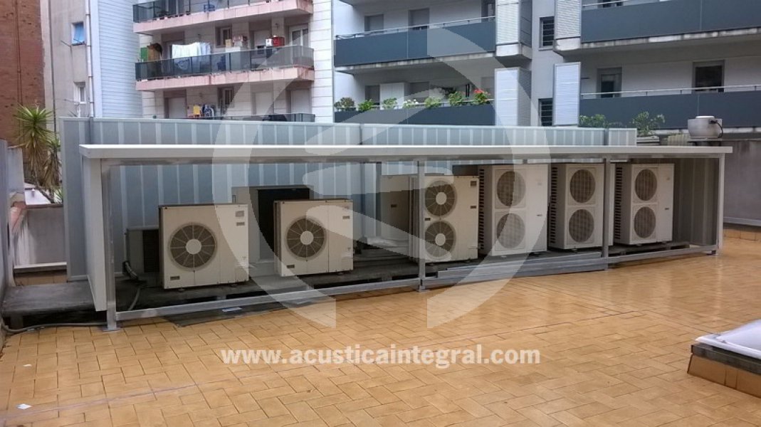 Barreras acústicas para climatizadores Barrera acustica para maquinas de clima y aire acondicionado