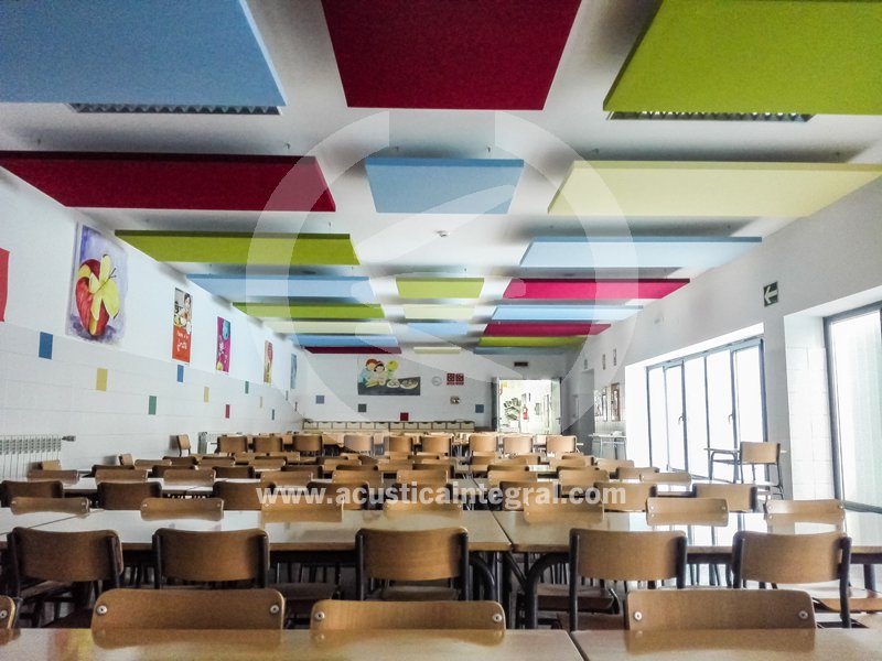 ACONDICIONAMIENTO ACÚSTICO COMEDOR ESCOLAR. ACONDICIONAMIENTO ACÚSTICO COMEDOR ESCOLAR.