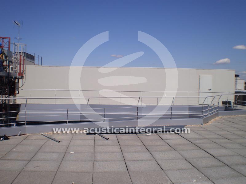 Barrera acustica para maquinas de clima y aire acondicionado Barrera acustica para maquinas de clima y aire acondicionado