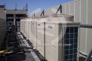 Barrera acústica: HVAC en cubierta